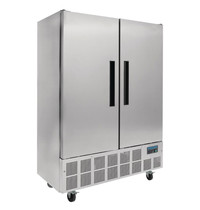 Polar Koelkast | SLIMLINE | 960L | RVS | -2°C/+5°C | Statisch + Ventilator | Wielen (Geremd) | 1340x710x2000(h)mm