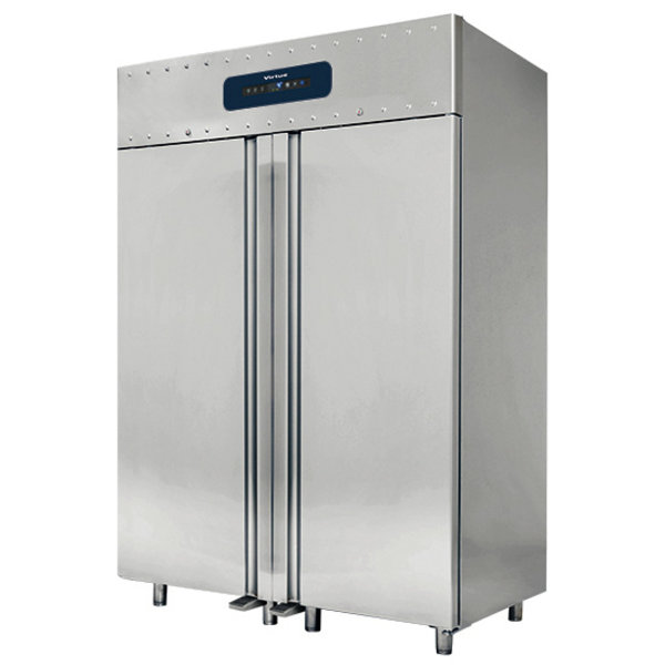 Koelkast | 1400L (2/1 GN) | RVS | -2°C/+8°C | Geventileerd | 0.5kW | Touchscreen | Voetbediening | 1340x800x2120(h)mm