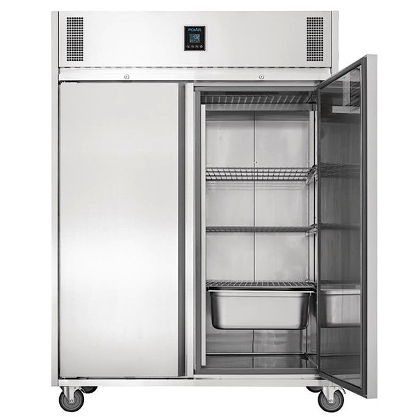Koelkast | U-SERIE | 1170L (2/1 GN) | RVS | -2°C/+4°C | Geforceerd | Touchscreen (Div. Programma's) | Wielen (Geremd) | 1400x815x1980(h)mm