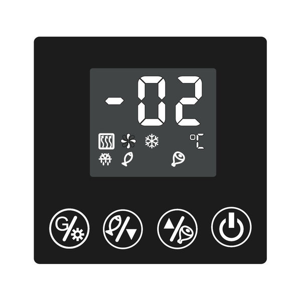Koelkast | U-SERIE | 1170L (2/1 GN) | RVS | -2°C/+4°C | Geforceerd | Touchscreen (Div. Programma's) | Wielen (Geremd) | 1400x815x1980(h)mm