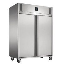 Polar Vrieskast | U-SERIE | 1170L (2/1 GN) | RVS | -18°C/-22°C | Geforceerd | Touchscreen | Wielen (Geremd) | 1400x815x1980(h)mm 