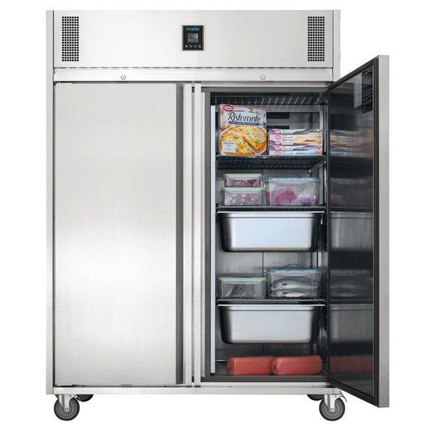 Vrieskast | U-SERIE | 1170L (2/1 GN) | RVS | -18°C/-22°C | Geforceerd | Touchscreen | Wielen (Geremd) | 1400x815x1980(h)mm