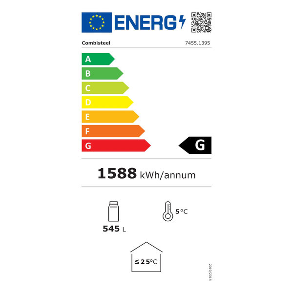 Koelkast | 750L | Zwart/Wit | +2°C/+10°C | Geforceerd | Schuifdeuren | Wielen (Geremd) | 1120x610x1965(h)mm