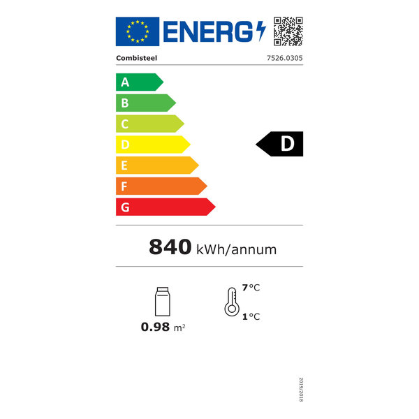 Drankenkoeling | 458L | Zwart | 0°C/+10°C | Geforceerd | Draaideuren | 900x515x1820(h)mm