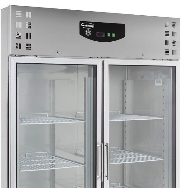Koelkast | 1325L (2/1 GN) | RVS | +2°C/+8°C | Geforceerd | 0.53kW | Klapdeuren | 1480x830x2010(h)mm
