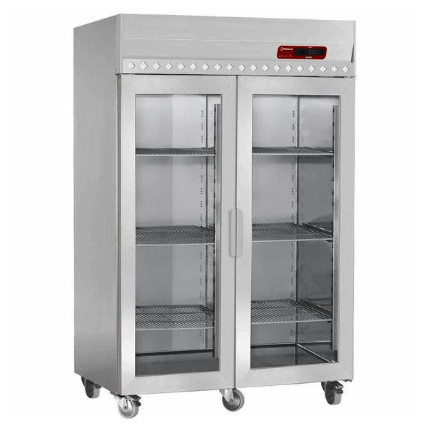 Koelkast | 1400L (2/1 GN) | RVS | 0°C/+8°C | Geforceerd | 0.43kW | Klapdeuren | Wielen (Geremd) | 1440x850x2070(h)mm
