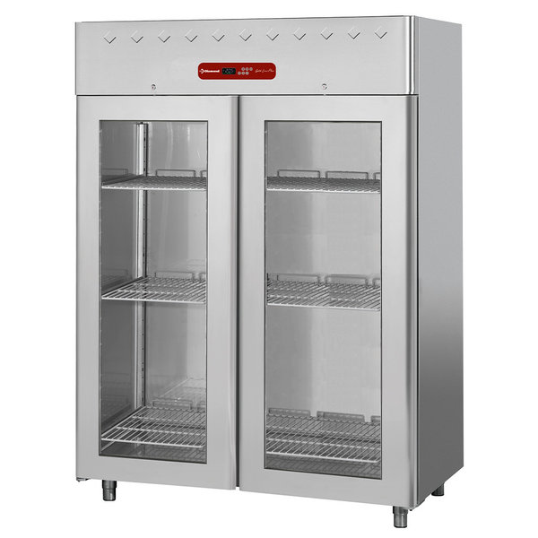 Koelkast | 1400L (2/1 GN) | RVS | 0°C/+10°C | Geventileerd | 0.5kW | Klapdeuren | 1540x820x2025(h)mm