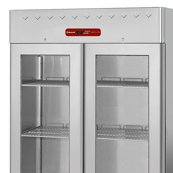 Koelkast | 1400L (2/1 GN) | RVS | 0°C/+10°C | Geventileerd | 0.5kW | Klapdeuren | 1540x820x2025(h)mm
