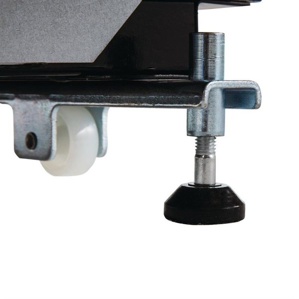 Drankenkoeling | 490L | Zwart | +2°C/+8°C | Geventileerd | 0.25kW | Klapdeuren | Wielen | 920x514x1880(h)mm