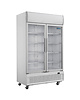 Polar Koelkast | 950L | Wit | 0°C/+10°C | Geforceerd | 0.5kW | Klapdeuren | Wielen (Geremd) | 1200x730x2036(h)mm 