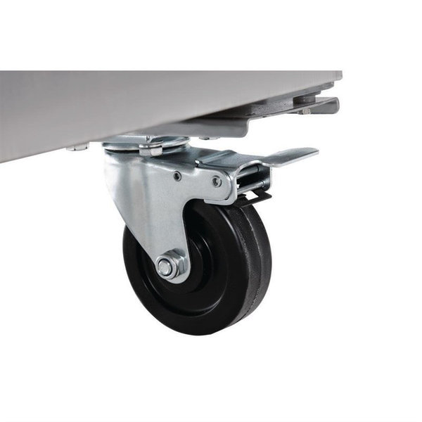 Koelkast | 1200L (2/1 GN) | RVS | +2°C/+8°C | Geventileerd | 0.6kW | Klapdeuren | Wielen (Geremd) | 1340x800x2010(h)mm