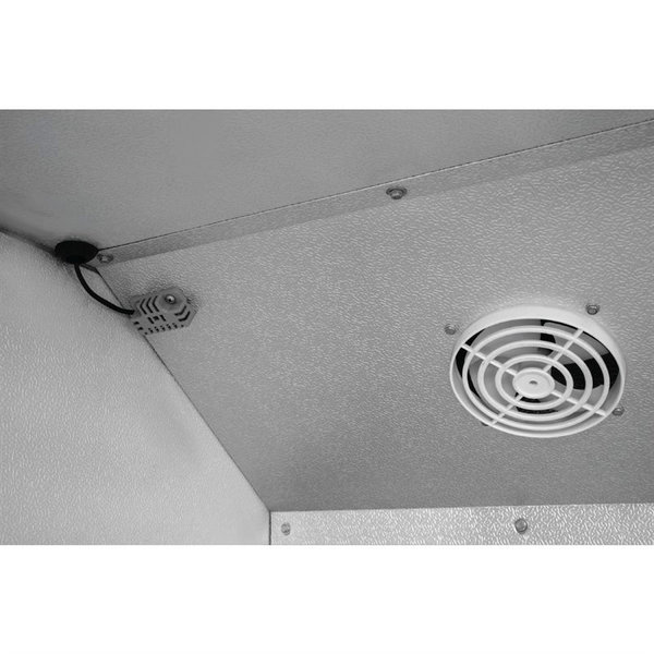 Koelkast | 1200L (2/1 GN) | RVS | +2°C/+8°C | Geventileerd | 0.6kW | Klapdeuren | Wielen (Geremd) | 1340x800x2010(h)mm