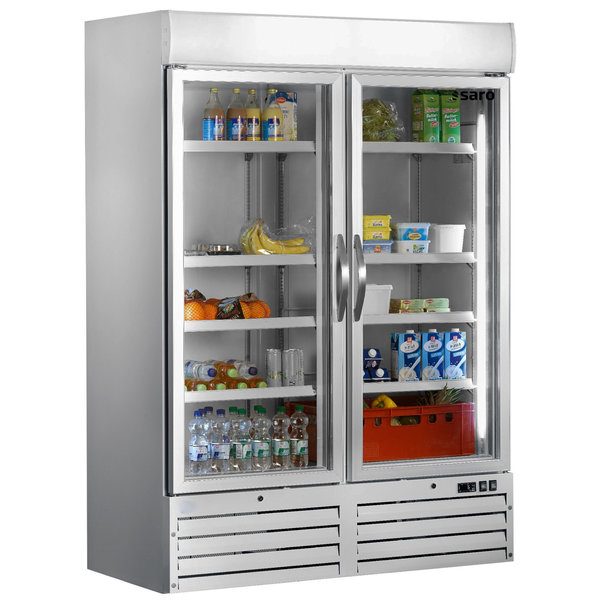 Koelkast | 1078L | Wit | +2°C/+10°C | Geventileerd | 0.65kW | Klapdeuren | 1370x720x1990(h)mm