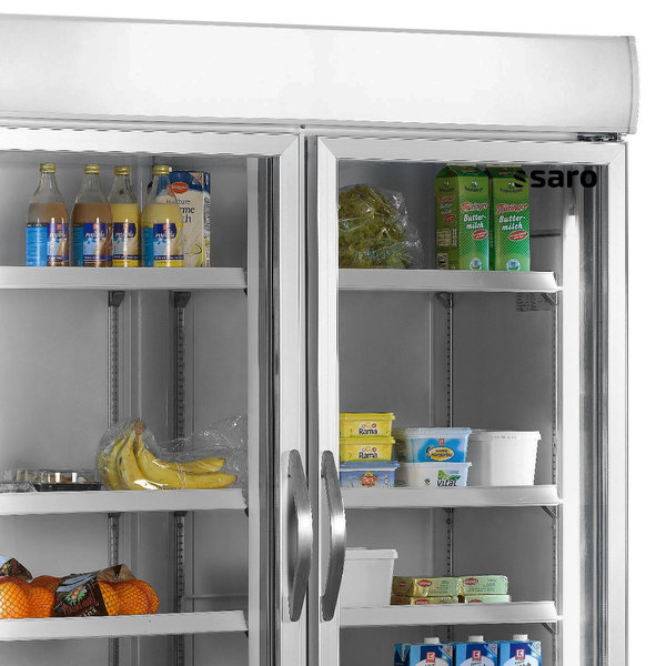 Koelkast | 1078L | Wit | +2°C/+10°C | Geventileerd | 0.65kW | Klapdeuren | 1370x720x1990(h)mm