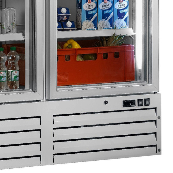 Koelkast | 1078L | Wit | +2°C/+10°C | Geventileerd | 0.65kW | Klapdeuren | 1370x720x1990(h)mm