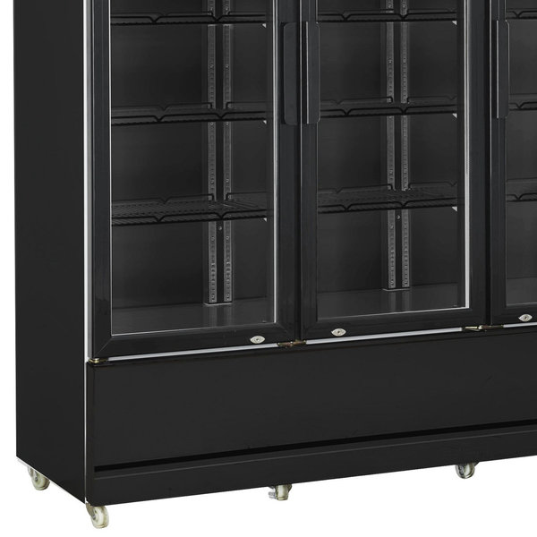 Koelkast | 1200L | Zwart | +1°C/+10°C | Geforceerd | Draaideuren | Wielen (Geremd) | 1600x610x1973(h)mm
