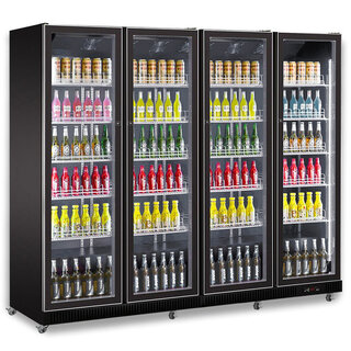 Horeca Koelkasten 4 Glasdeuren