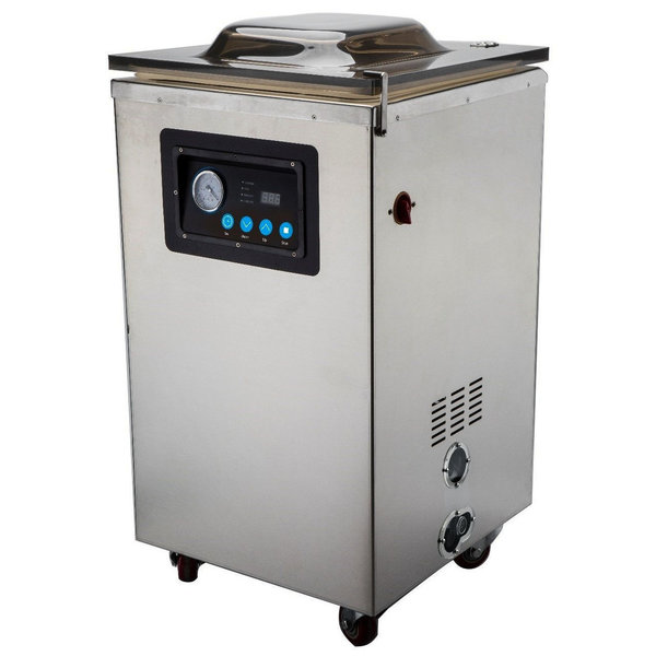 Vacumeermachine | RVS | Seallengte 410mm | Sealkamer 438x425x178mm | Cyclustijd 5-90 Sec. | 537x512x1016(h)mm