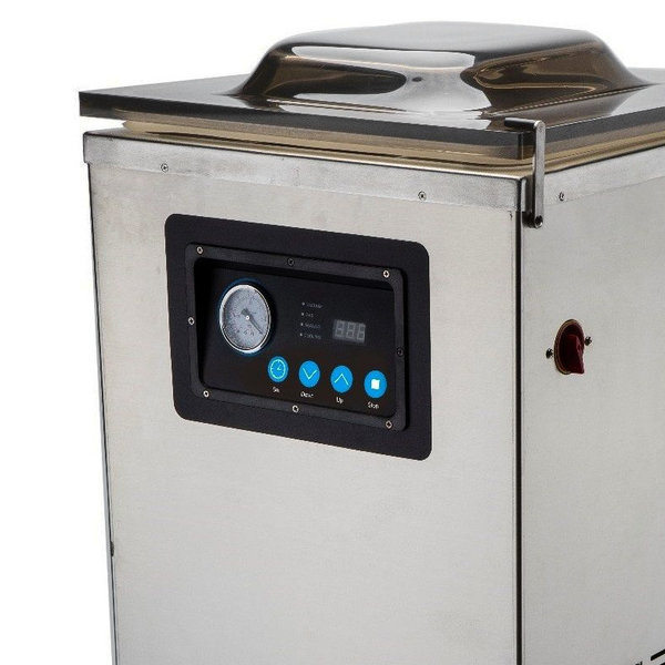 Vacumeermachine | RVS | Seallengte 410mm | Sealkamer 438x425x178mm | Cyclustijd 5-90 Sec. | 537x512x1016(h)mm