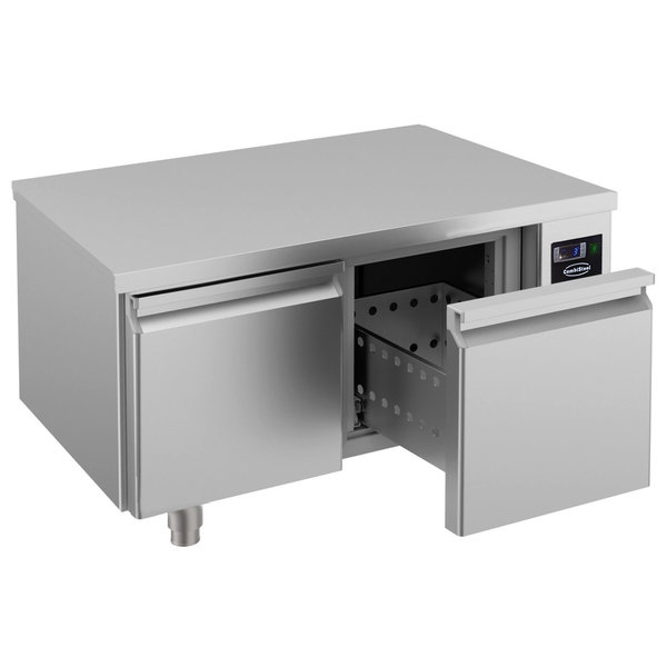 Koelwerkbank | Laag Model | 180L | 2 Laden (1/1 GN) | -2°C/+8°C | Geforceerd | 0.17kW | 1200x700x600(h)mm