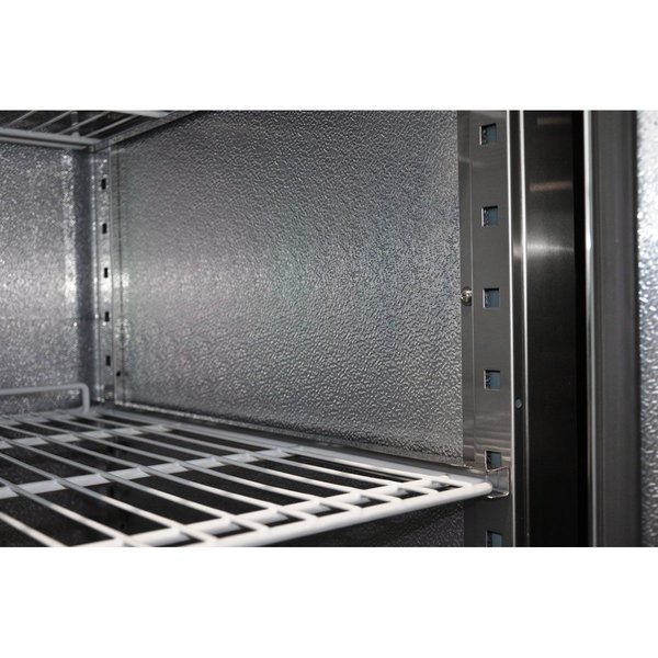 Vrieskast | 600L (2/1 GN) | RVS | -10°C/-20°C | Statisch + Ventilator | Wielen (Geremd) | 680x810x2010(h)mm