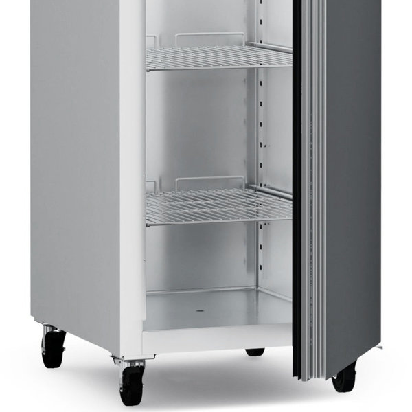 Vrieskast | 650L (2/1 GN) | RVS | -18°C/-22°C | Geforceerd | Wielen (Geremd) | 740x830x2010(h)mm