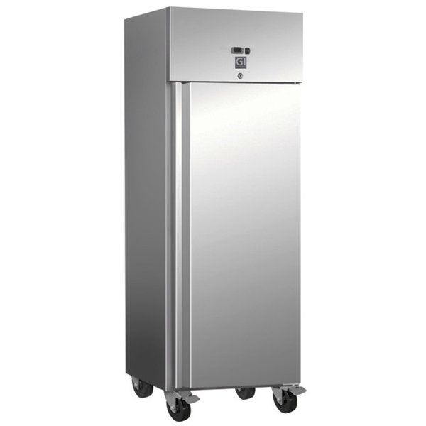 Vrieskast | 600L (2/1 GN) | RVS | -15°C/-20°C | Statisch + Ventilator | Wielen (Geremd) | 680x810x2000(h)mm