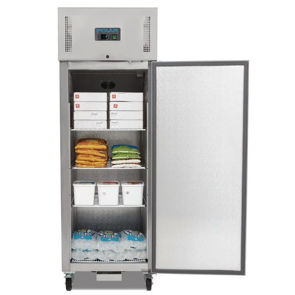 Vrieskast | G-SERIE | 600L (2/1 GN) | RVS | -10°C/-20°C | Statisch + Ventilator | Wielen (Geremd) | 680x815x2000(h)mm