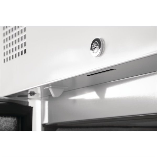 Vrieskast | 600L (2/1 GN) | RVS | -10°C/-20°C | Geventileerd | 0.6kW | Dubbele Deur | Wielen (Geremd) | 680x800x2010(h)mm