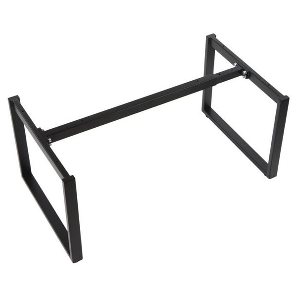 Tafelonderstel | QUADRA | Laag Model | Staal | Zwart | Breedte Verstelbaar (800-1300mm) | 800-1300x500x420(h)mm