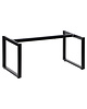 Luxus Tafelonderstel | QUADRA | Laag Model | Staal | Zwart | Breedte Verstelbaar (800-1300mm) | 800-1300x500x420(h)mm 