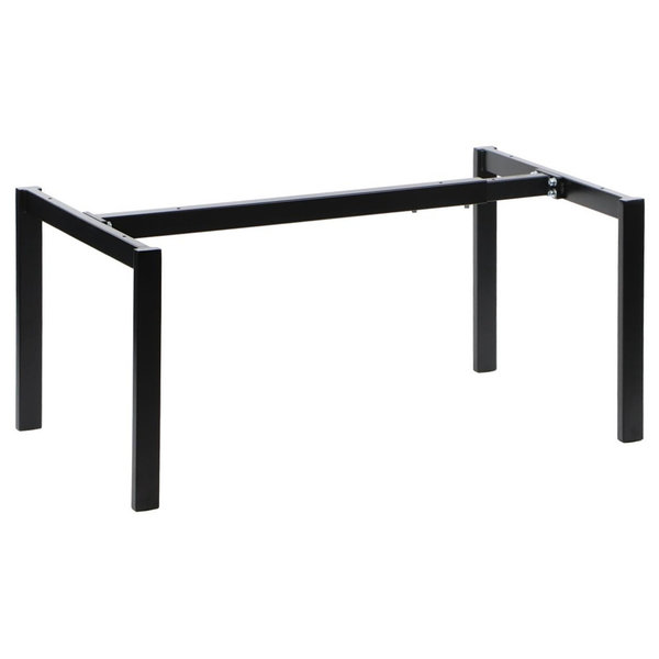 Tafelonderstel | SILA | Laag Model | Metaal | Zwart | Breedte Verstelbaar (800-1300mm) | 800-1300x500x420(h)mm
