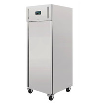 Polar Vrieskast | 650L (2/1 GN) | RVS | -18°C/-22°C | Geforceerd | 0.85kW | Wielen (Geremd) | 745x835x2010(h)mm 