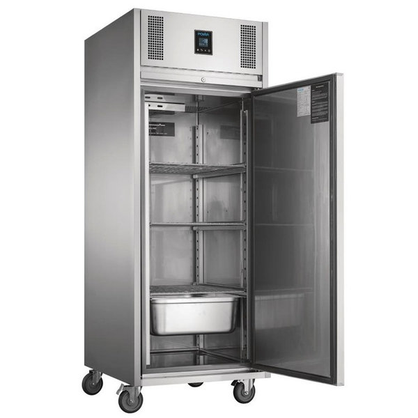 Vrieskast | 550L (2/1 GN) | RVS | -18°C/-22°C | Geforceerd | 0.65kW | Touchscreen | Wielen (Geremd) | 737x815x1980(h)mm