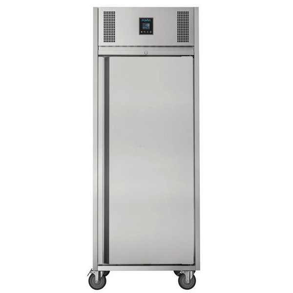 Vrieskast | 550L (2/1 GN) | RVS | -18°C/-22°C | Geforceerd | 0.65kW | Touchscreen | Wielen (Geremd) | 737x815x1980(h)mm
