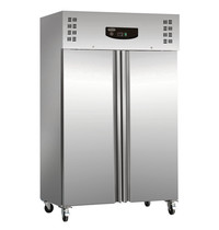 CombiSteel Vrieskast | 1200L (2/1 GN) | RVS | -10°C/-20°C | Geventileerd | 0.7kW | Wielen (Geremd) | 1340x810x2010(h)mm