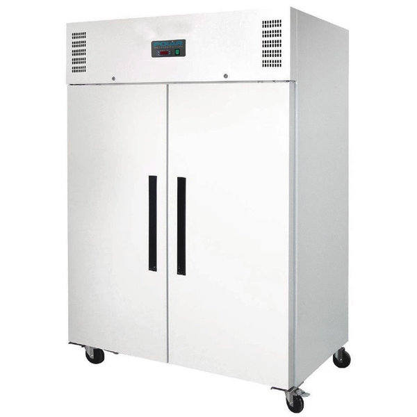 Vrieskast | G-SERIE | 1200L (2/1GN) | Wit | -10°C/-20°C | Statisch + Ventilator | Wielen (Geremd) | 1345x815x2000(h)mm