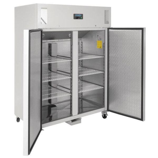 Vrieskast | G-SERIE | 1200L (2/1GN) | Wit | -10°C/-20°C | Statisch + Ventilator | Wielen (Geremd) | 1345x815x2000(h)mm
