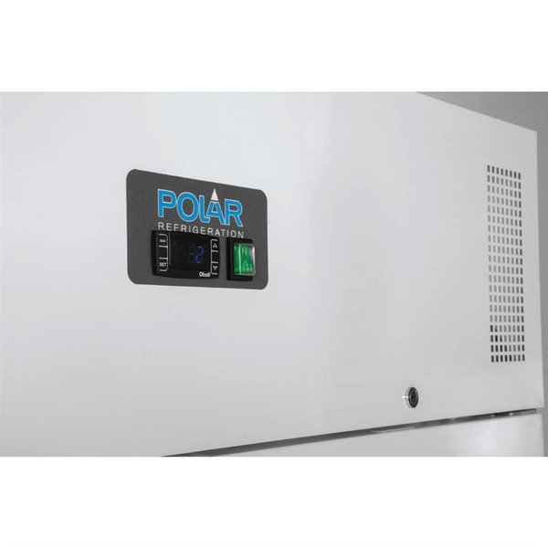 Vrieskast | 1200L (2/1 GN) | RVS | -10°C/-20°C | Geventileerd | 0.7kW | Dubbele Deuren | Wielen (Geremd) | 1340x800x2010(h)mm