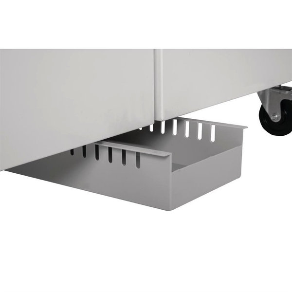 Vrieskast | 1200L (2/1 GN) | RVS | -10°C/-20°C | Geventileerd | 0.7kW | Dubbele Deuren | Wielen (Geremd) | 1340x800x2010(h)mm