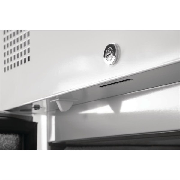 Vrieskast | 1200L (2/1 GN) | RVS | -10°C/-20°C | Geventileerd | 0.7kW | Dubbele Deuren | Wielen (Geremd) | 1340x800x2010(h)mm