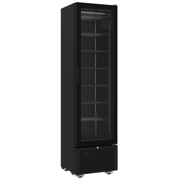 Vrieskast | Energiezuinig | Smal Model | 221L | Zwart | -18°C/-24°C | Statisch | 494x521x1915(h)mm