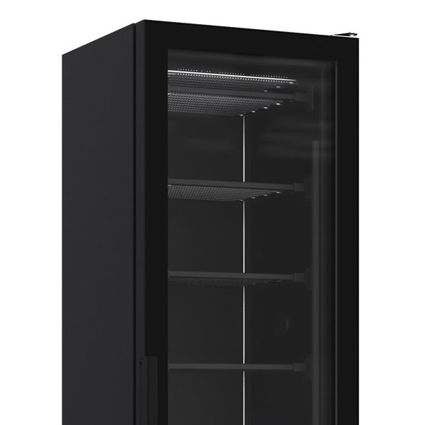 Vrieskast | Energiezuinig | Smal Model | 221L | Zwart | -18°C/-24°C | Statisch | 494x521x1915(h)mm