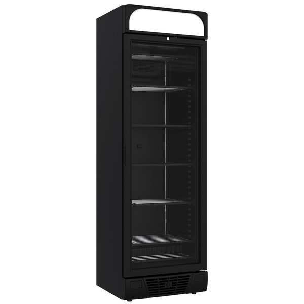 Vrieskast | 382L | Zwart | -18°C/-24°C | Statisch | 640x670x2058(h)mm