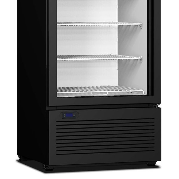 IJsvrieskast | 417L | Zwart | -18°C/-25°C | Statisch | 0.32kW | Wielen (Geremd) | 667x620x2018(h)mm