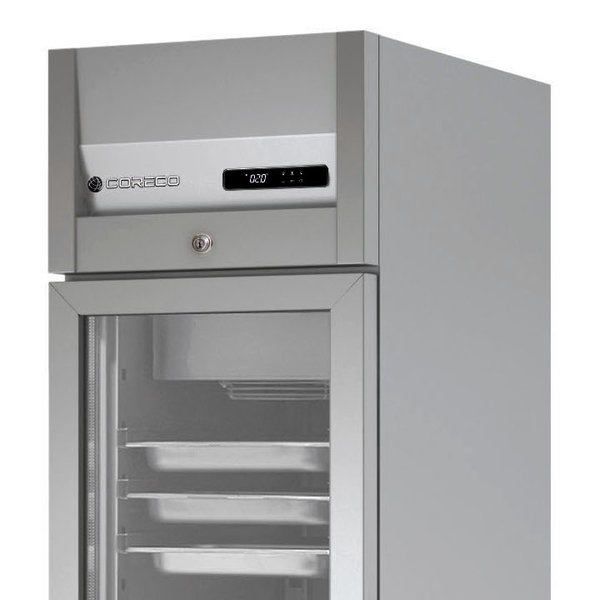 Vrieskast | Smal Model | 240L (1/1 GN) | RVS | -15°C/-20°C | Geforceerd | 0.75kW | 460x665x2075(h)mm