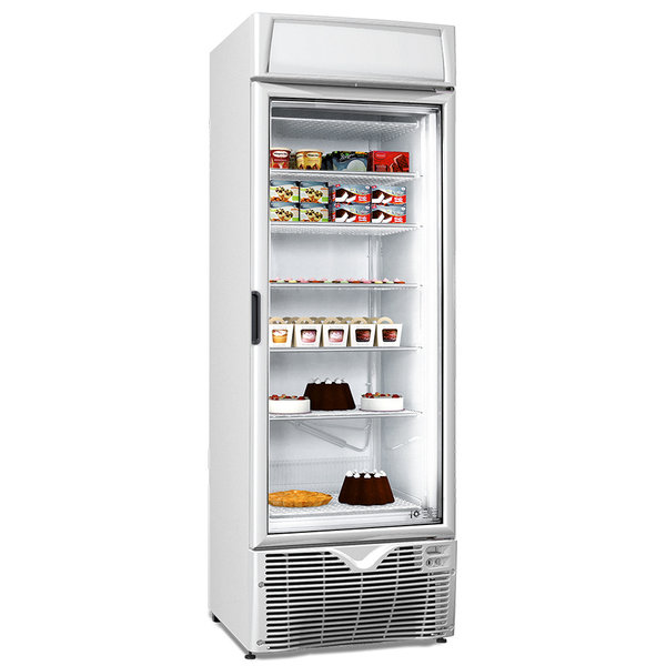 Vrieskast | 403L | Wit | -15°C/-25°C | Statisch | 0.38kW | Scharnier Rechts | Wielen | 668x685x1990(h)mm