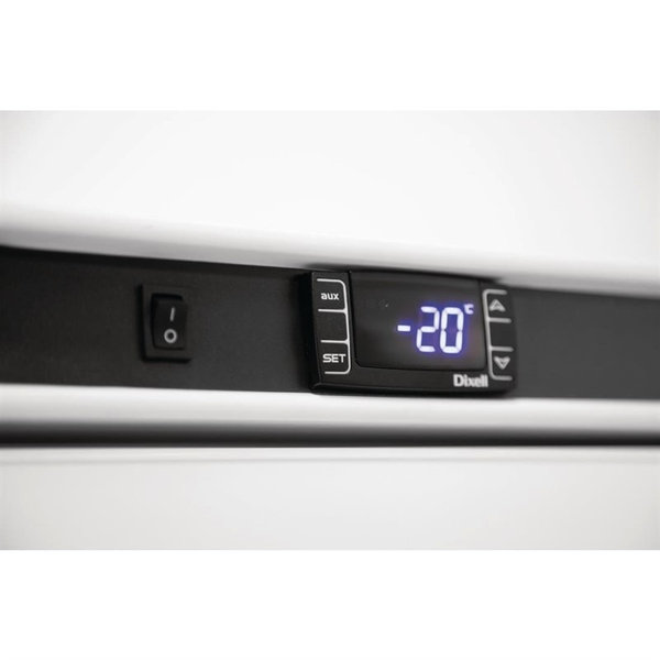 Vrieskast | 365L | Wit | -10°C/-20°C | Statisch + Ventilator | Wielen | 600x620x1855(h)mm