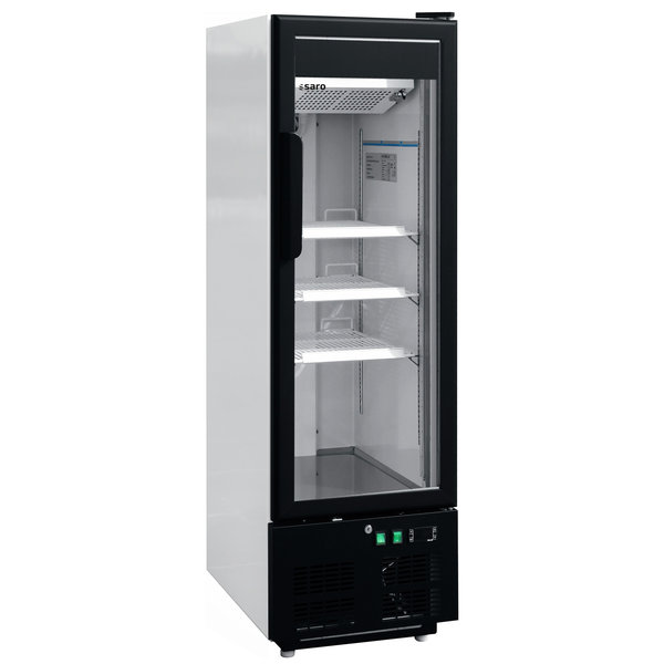 Vrieskast | Laag Smal Model | 256L | Zwart/Wit | -18°C/-24°C | Geforceerd | 0.6kW | 484x700x1578(h)mm