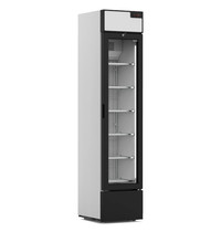 TopCold Vrieskast | Smal Model | 165L | Zwart/Wit | -14°C/-22°C | Statisch | 0.29kW | 440x509x2005(h)mm